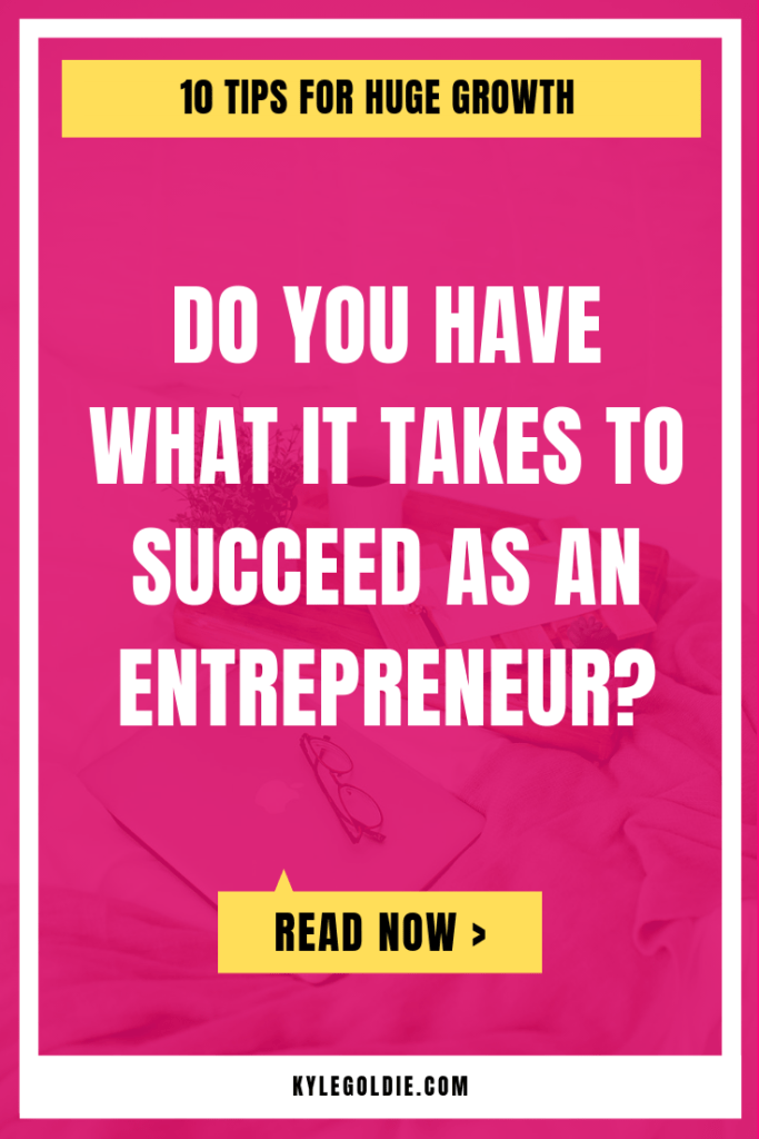 Succeed as an entrepreneur